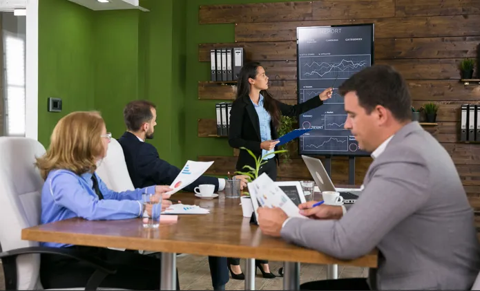Business report presentation